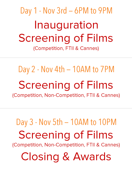 Filmingo Festival Schedule
